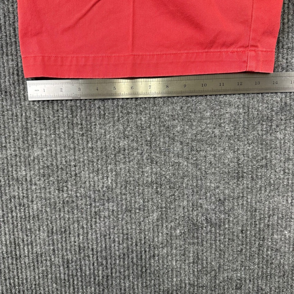 Polo Ralph Lauren Chino Shorts Mens Size 38 Coral Pleated Classic 100% Cotton - Picture 10 of 10